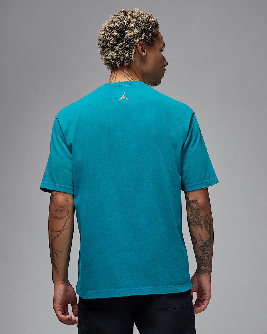 Green abyss jordan shirt on sale